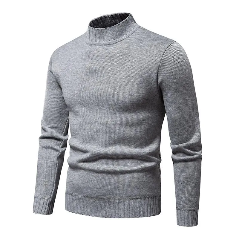 Men's Casual Solid Color Turtleneck Slim Fit Knitted Pullover Sweater 03936776M sold by Manly product image thumbnail 4
