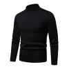 Men's Casual Solid Color Turtleneck Slim Fit Knitted Pullover Sweater 03936776M sold by Manly