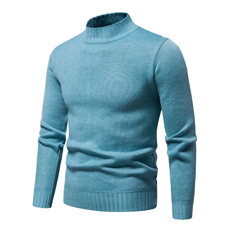 Men's Casual Solid Color Turtleneck Slim Fit Knitted Pullover Sweater 03936776M sold by Manly product image thumbnail 5