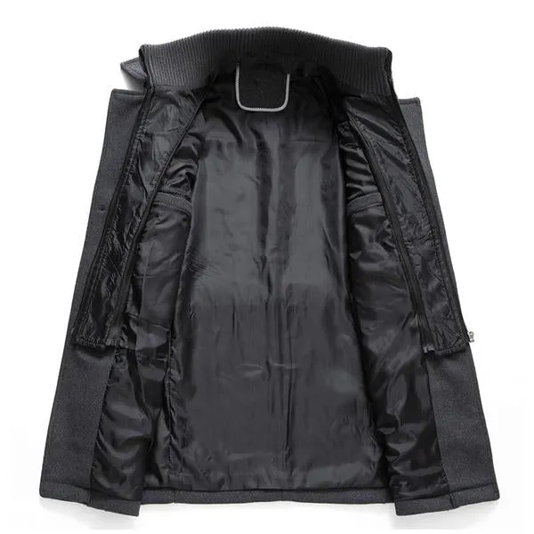 Men's Retro Double Collar Woolen Coat 52685926X sold by Manly product image thumbnail 5