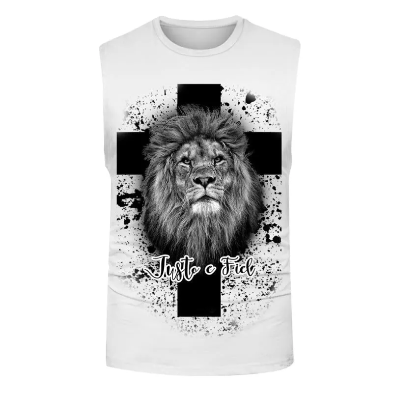 Men's Casual Sports Pullover Round Neck Tank Top 92910921X sold by Manly