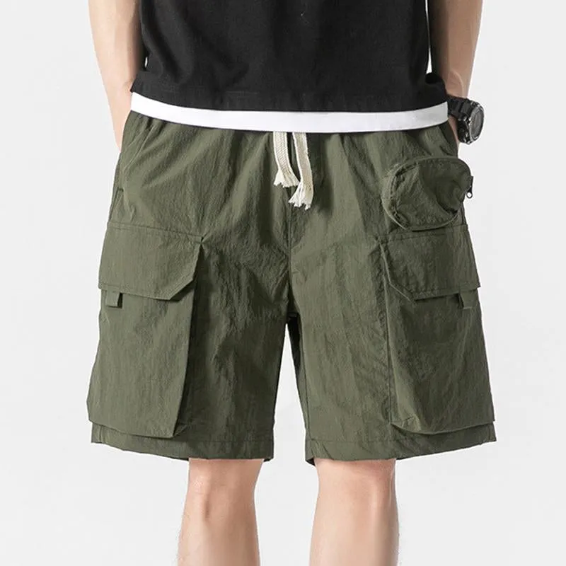 Men's Outdoor Multi-Pocket Quick-Drying Cargo Shorts 77541147Y sold by Manly product image thumbnail 4