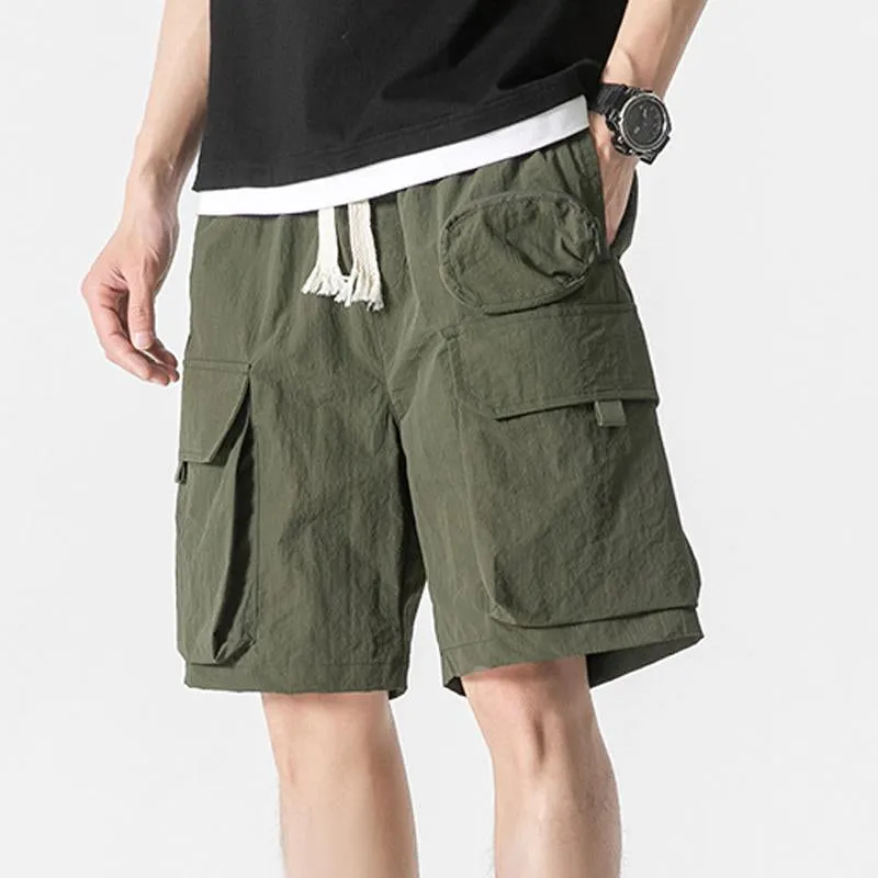 Men's Outdoor Multi-Pocket Quick-Drying Cargo Shorts 77541147Y sold by Manly product image thumbnail 5