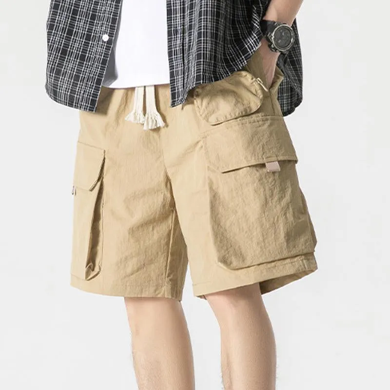 Men's Outdoor Multi-Pocket Quick-Drying Cargo Shorts 77541147Y sold by Manly product image thumbnail 2