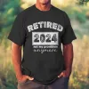 Men's RETIRED 2024 Not My Problem Anymore Crew Neck T-shirt 71519116TO sold by Manly