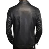Men's Vintage Lapel Zipper Slim Leather Biker Jacket 52972712M sold by Manly