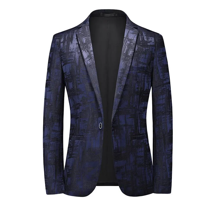 Men's Vintage Print Slim Fit One Button Blazer 52943048M sold by Manly product image thumbnail 2