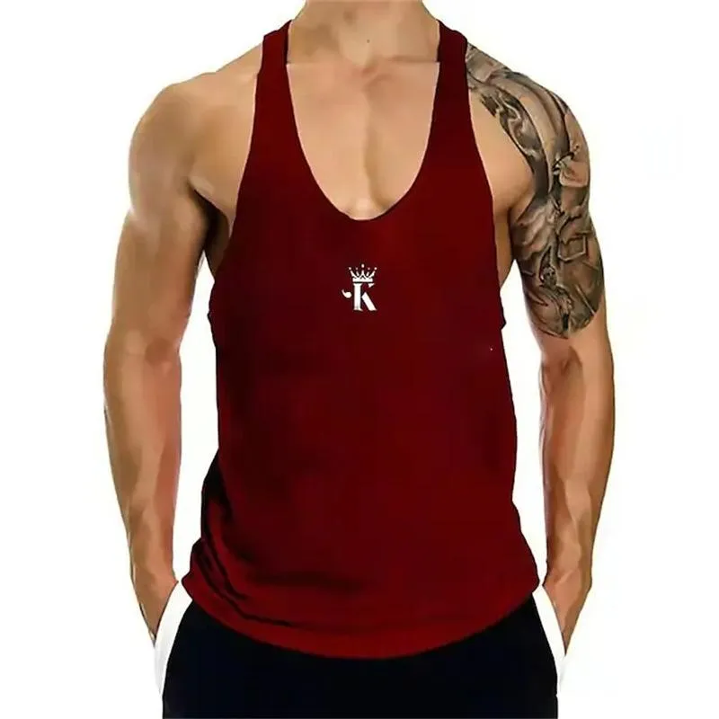 Men's Sports Casual Letter Print Tank Top 10364123Y sold by Manly product image thumbnail 5