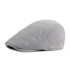 Men's Casual Solid Color Cotton Blend Beret 82609230M sold by Manly