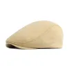 Men's Casual Solid Color Cotton Blend Beret 82609230M sold by Manly