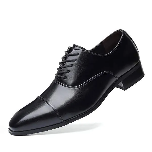 MEN'S BLACK BUSINESS DRESS SHOES 50615112 sold by Manly