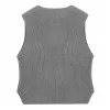 Men's Autumn and Winter Retro V-neck Sleeveless Single-breasted Button-down Slim-fit Knitted Vest 99440998X sold by Manly