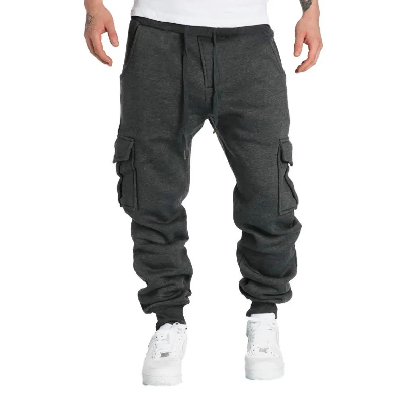 Men's Casual Vintage Multi-Pocket Work Trousers 74311731TO sold by Manly
