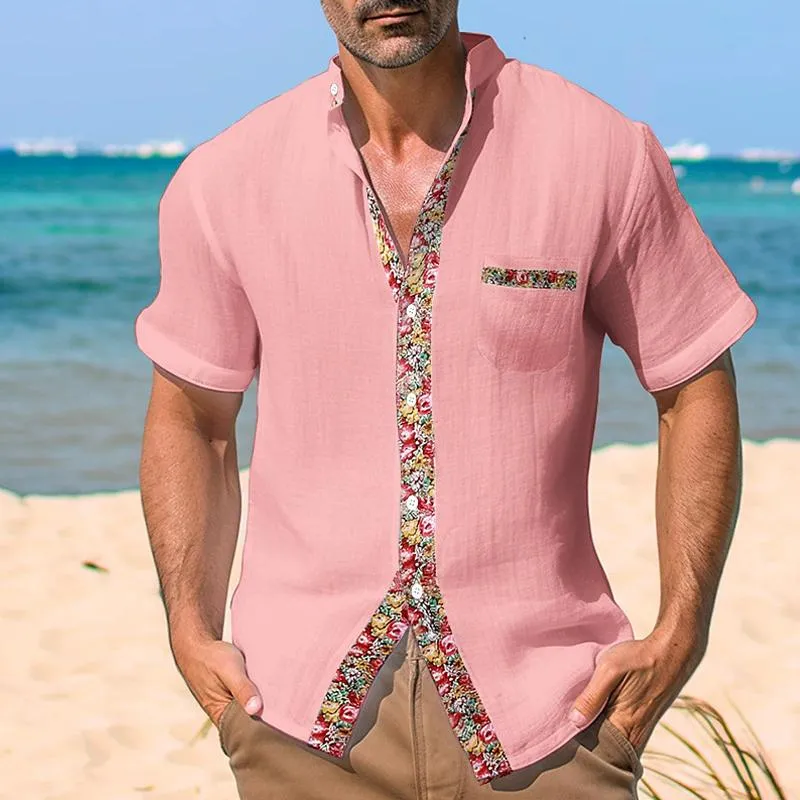Men's Casual Ethnic Print Short Sleeve Shirt 13907347Y sold by Manly product image thumbnail 4