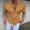Men's Loose Printed Short Sleeve Shirt 27583074X sold by Manly