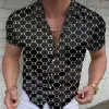 Men's Loose Printed Short Sleeve Shirt 27583074X sold by Manly