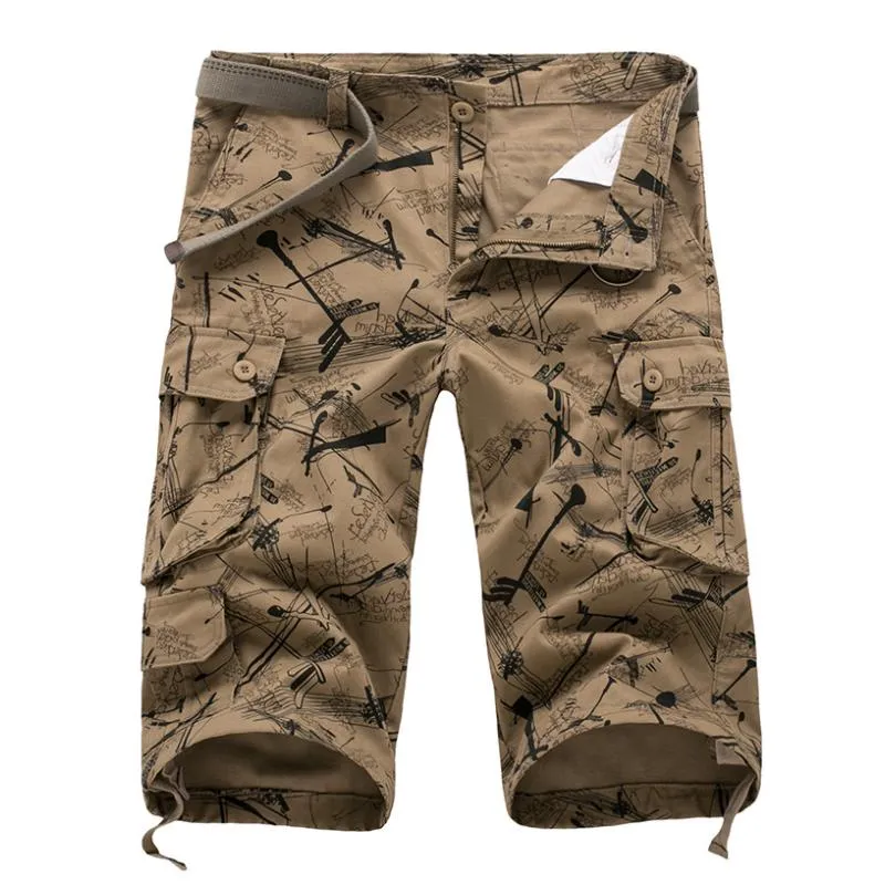 Men's Casual Outdoor Cotton Multi-Pocket Straight Cargo Shorts (Blet Excluded) 72616389M sold by Manly