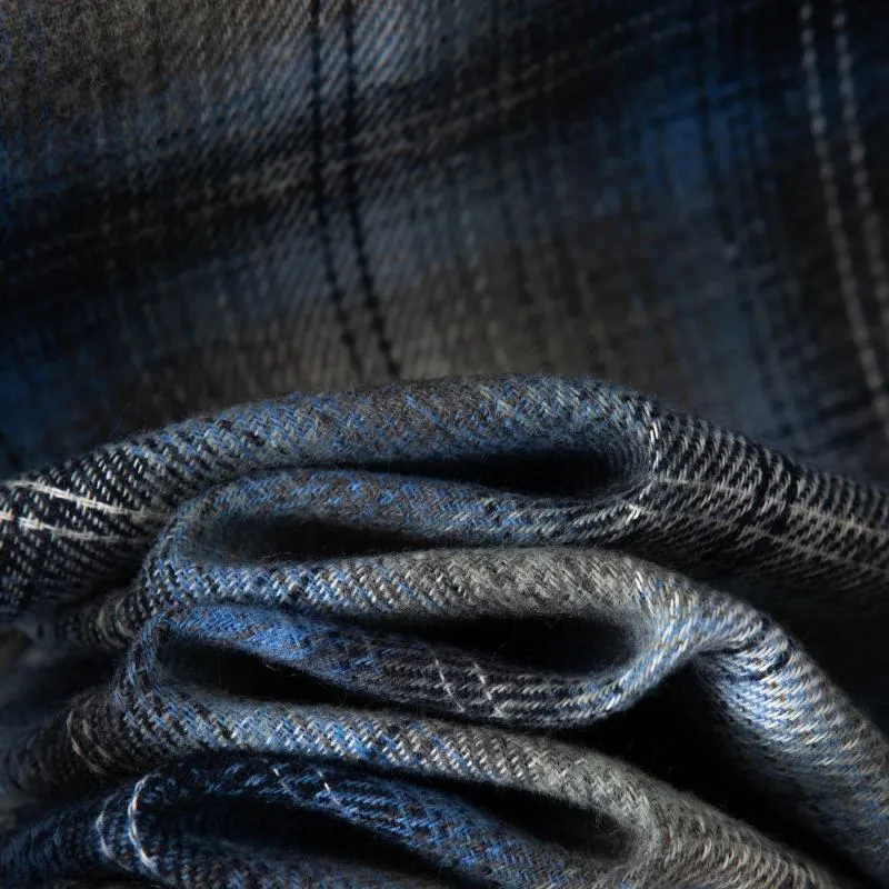 Men's Casual Plaid Lapel Long Sleeve Shirt 70855119Y sold by Manly product image thumbnail 2