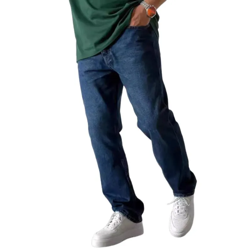 Men's Vintage Casual Solid Straight Jeans 93862886TO sold by Manly