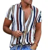 Men's Vintage Stripe Short Sleeve Shirt 88081180Y sold by Manly