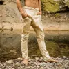 Men's Printed Loose Drawstring Ethnic Style Trousers 60965755TO sold by Manly