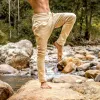 Men's Printed Loose Drawstring Ethnic Style Trousers 60965755TO sold by Manly