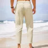 Men's Casual Solid Color Slim Straight Suit Pants 36168565M sold by Manly