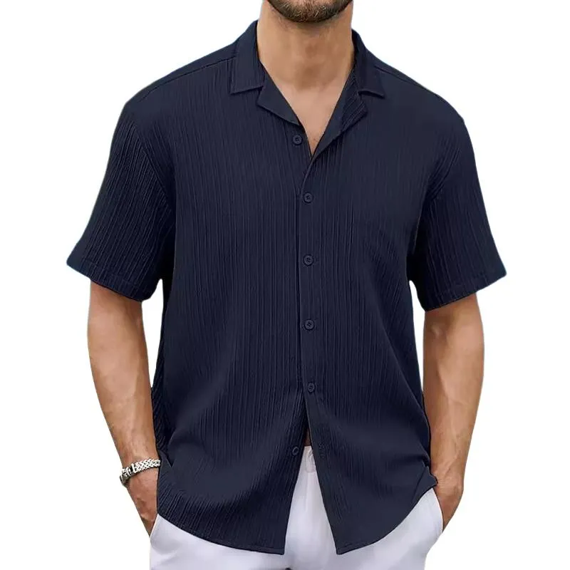 Men's Casual Button Short Sleeve Beach Shirt 28835759X sold by Manly