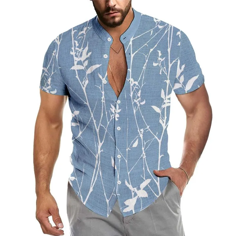 Men's Hawaiian Print Beach Short Shirt 20535183X sold by Manly product image thumbnail 2