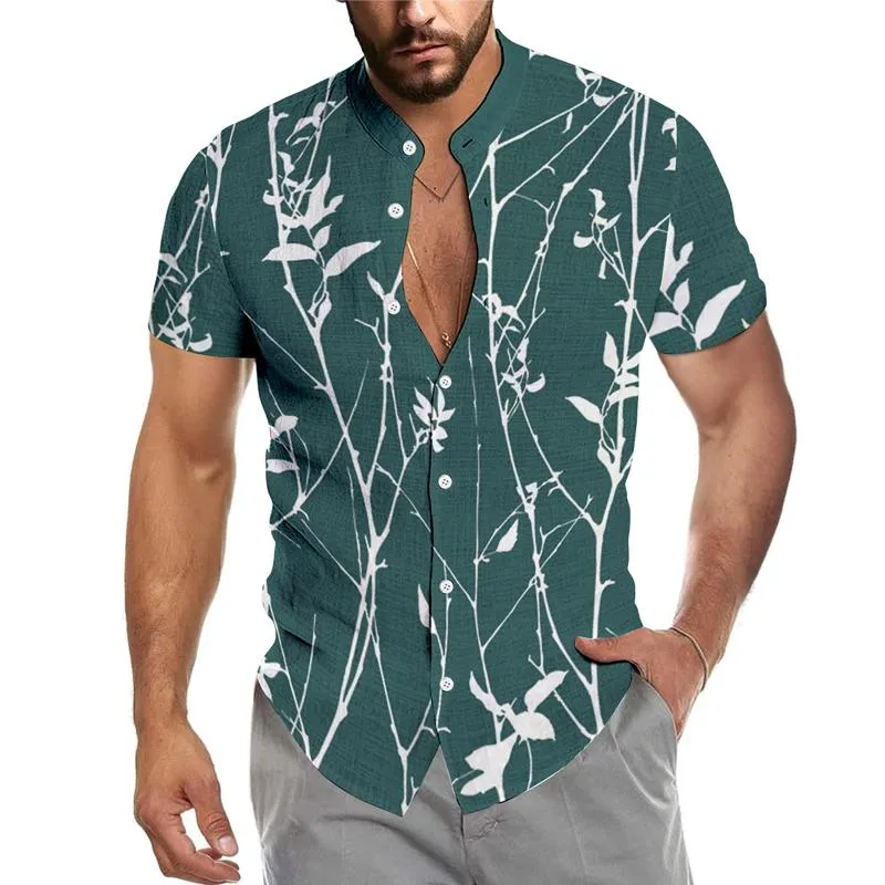 Men's Hawaiian Print Beach Short Shirt 20535183X sold by Manly product image thumbnail 4