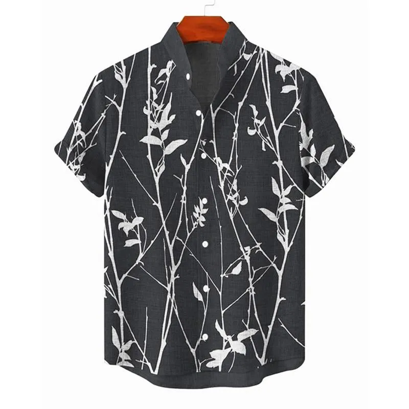 Men's Hawaiian Print Beach Short Shirt 20535183X sold by Manly product image thumbnail 5