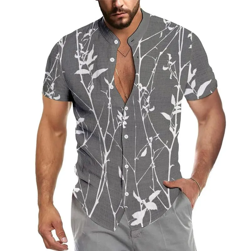Men's Hawaiian Print Beach Short Shirt 20535183X sold by Manly product image thumbnail 3