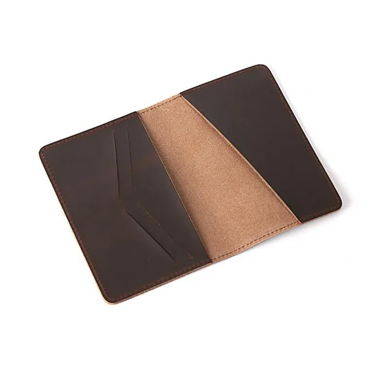 Men's Genuine Leather Wallet Vertical Retro Wallet 50365016X sold by Manly