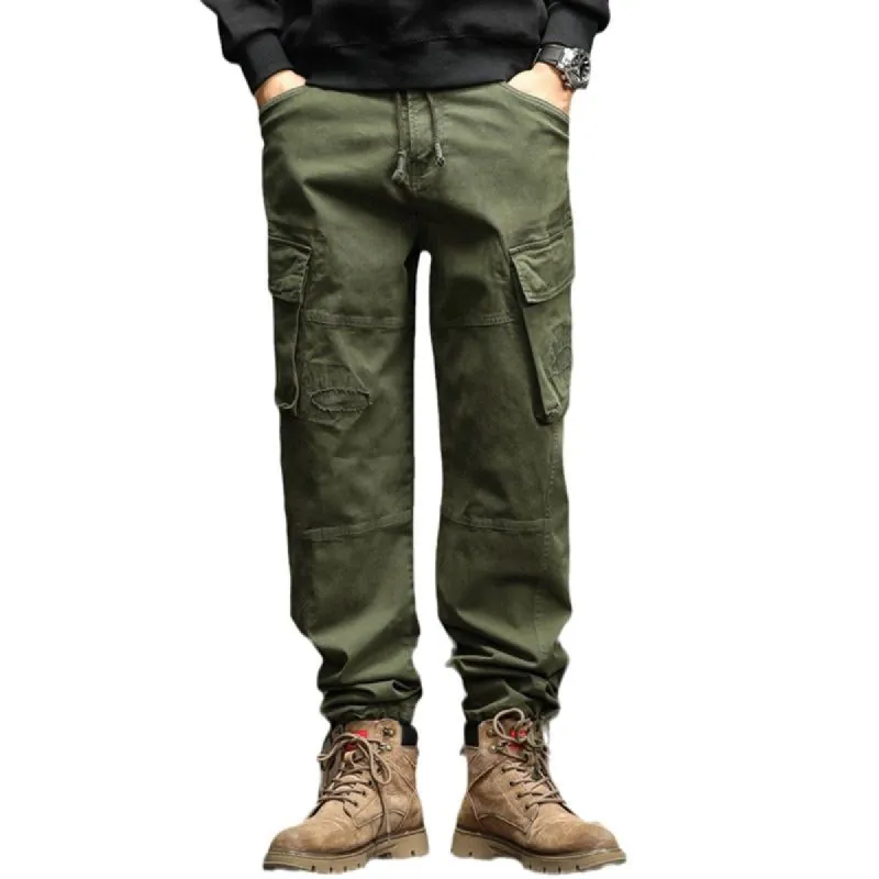 Men's Loose Multi-Pocket Cargo Pants 52988439Y sold by Manly