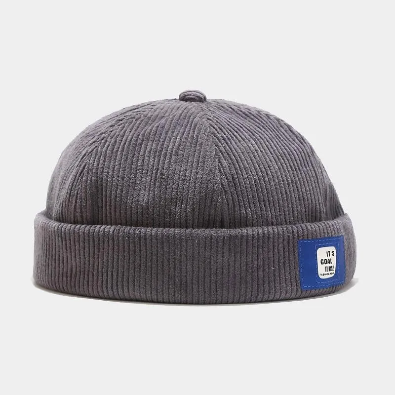 Men's Vintage Lettered Corduroy Skullcap Hat 53149396Y sold by Manly product image thumbnail 5