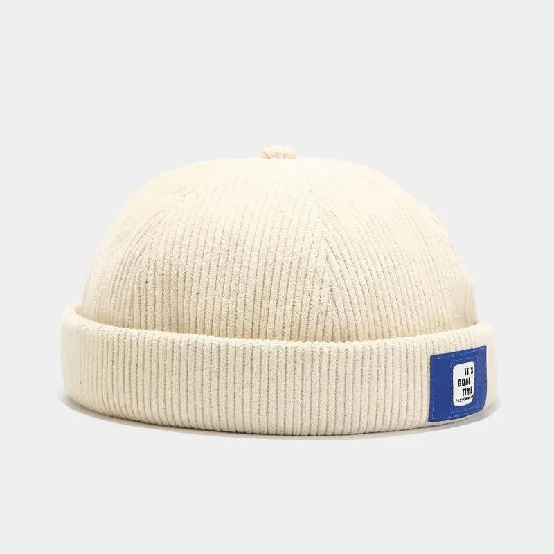 Men's Vintage Lettered Corduroy Skullcap Hat 53149396Y sold by Manly product image thumbnail 4