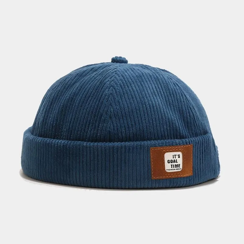 Men's Vintage Lettered Corduroy Skullcap Hat 53149396Y sold by Manly product image thumbnail 3