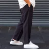 Men's Casual Solid Color Cotton Linen Pocket Pants 57244386Y sold by Manly