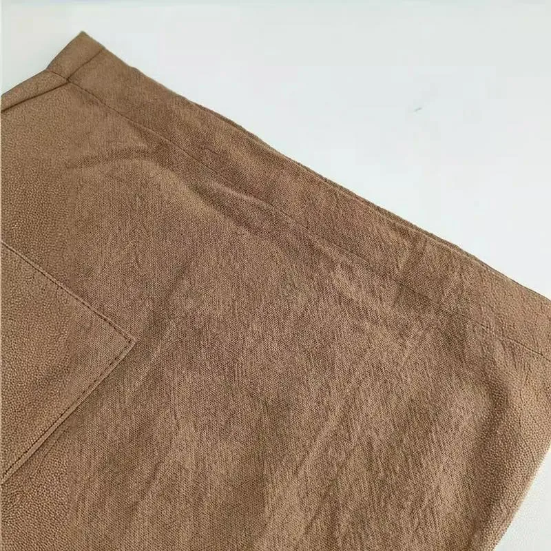 Men's Casual Solid Color Drawstring Multi-Pocket Cargo Shorts 97195348M sold by Manly product image thumbnail 5