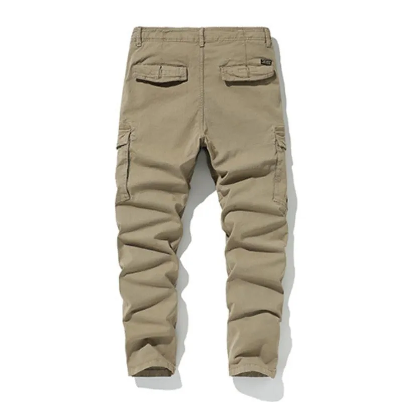 Men's Casual Outdoor Multi-pocket Straight Tactical Cargo Pants 08429616M sold by Manly product image thumbnail 5
