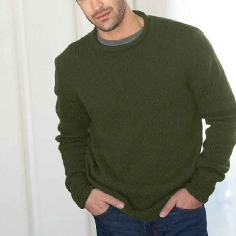 Men's Casual Round Neck Pullover Knitwear 67698771M sold by Manly product image thumbnail 4