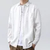 Men's Casual Cotton Loose Lapel Patch Pocket Long Sleeve Shirt 27771358M sold by Manly