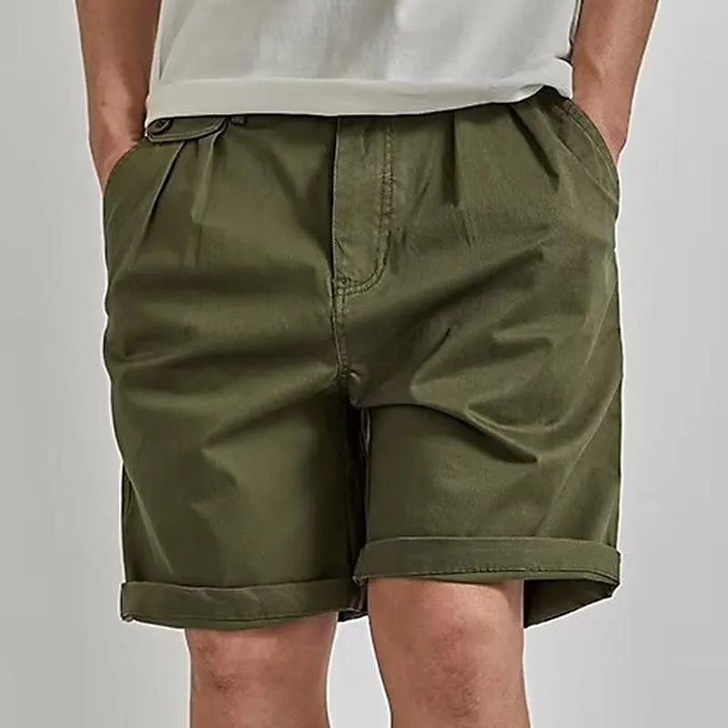 Men's Solid Color Straight Loose Cargo Shorts 00224851Z sold by Manly product image thumbnail 2