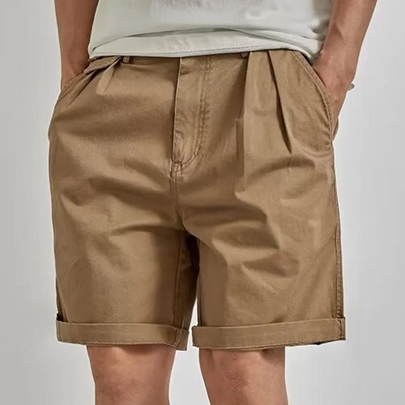 Men's Solid Color Straight Loose Cargo Shorts 00224851Z sold by Manly product image thumbnail 5