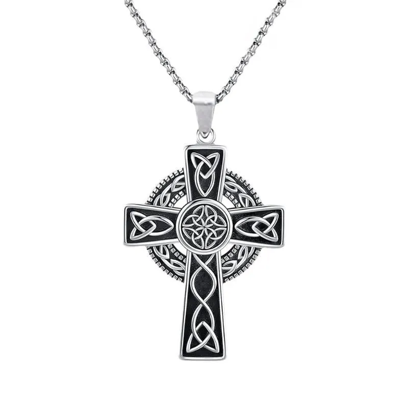 Vintage Casual Celtic Knot Cross Necklace 16959641TO sold by Manly