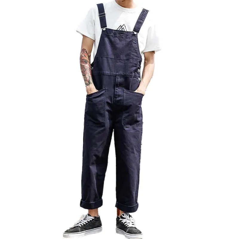 Men's Vintage Cotton Blend Multi-Pocket Cargo Jumpsuit 78722807M sold by Manly