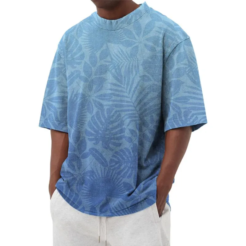 Men's Printed Casual All-match Loose Short-sleeved Round Neck T-shirt 52452162X sold by Manly