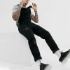 Men's Multi-pocket Casual Ripped Denim Overalls 51802366Z sold by Manly