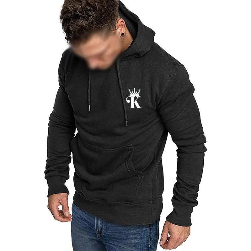 Men's Casual Letter Print Hooded Long Sleeve Sweatshirt 13078353Y sold by Manly product image thumbnail 5