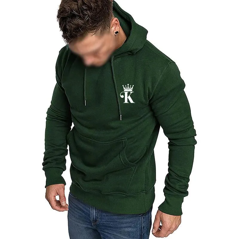 Men's Casual Letter Print Hooded Long Sleeve Sweatshirt 13078353Y sold by Manly product image thumbnail 3